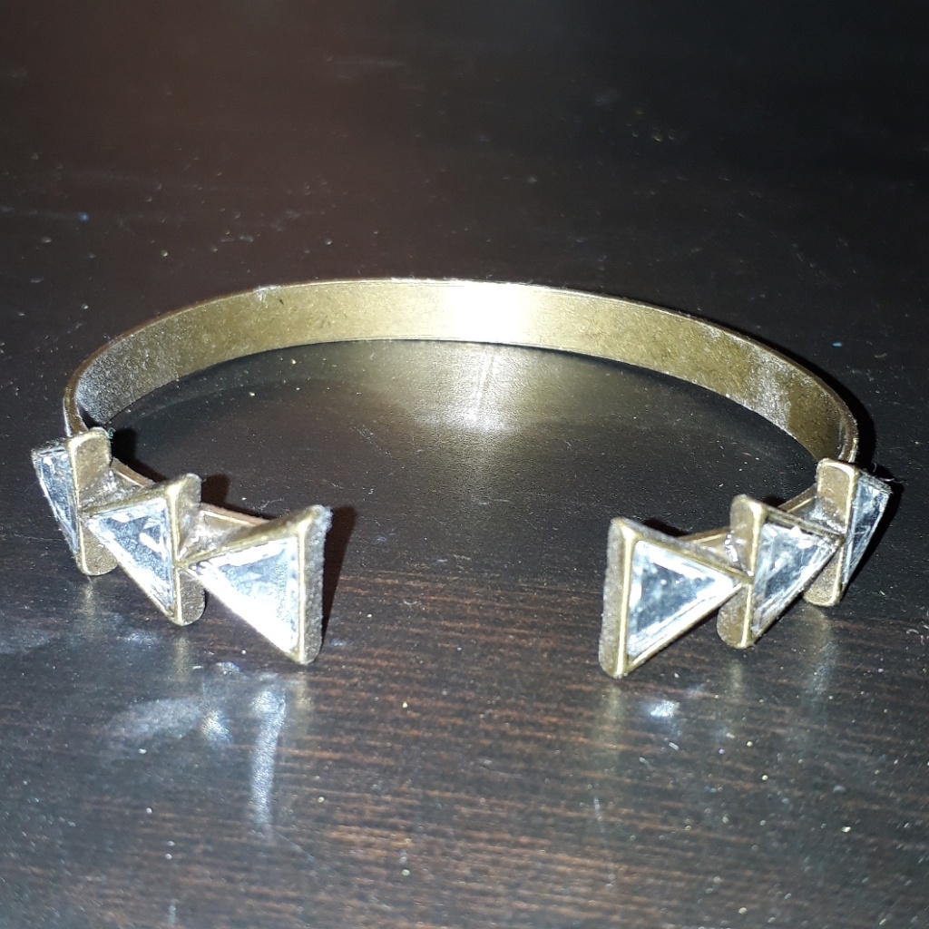 Triangle Gem Cuff